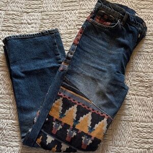 Free People Women’s Jeans with Corduroy accents